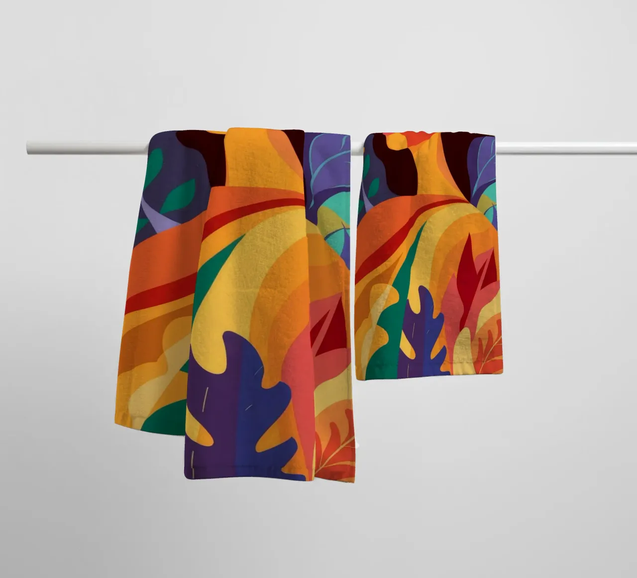 Golden Hour Contemplation towel by Paez Harmony