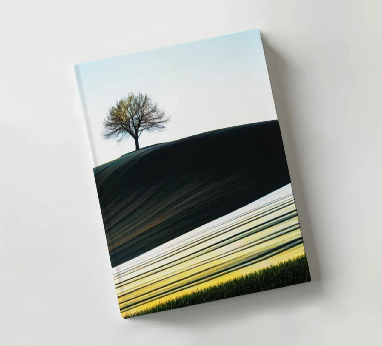 Tree on a Hill notebook by rapunsell