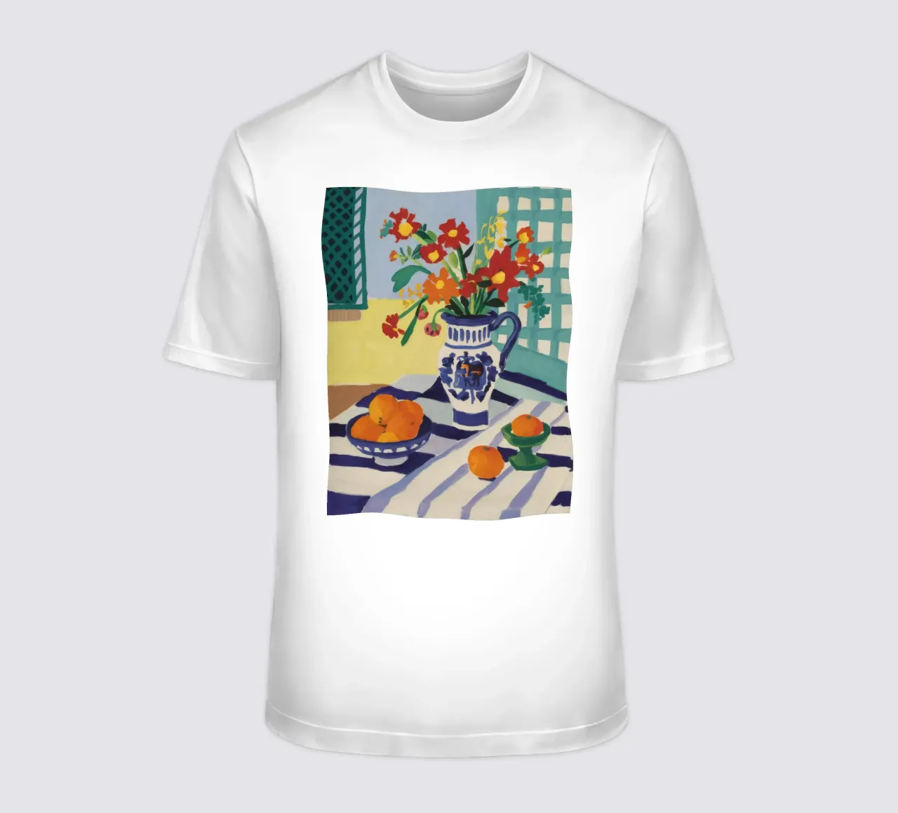 Natura morta di fiori d'arancio t-shirt da Paez Harmony