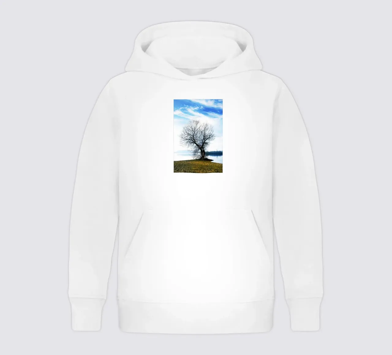 albero sul fiume felpa bambino con cappuccio da rapunsell