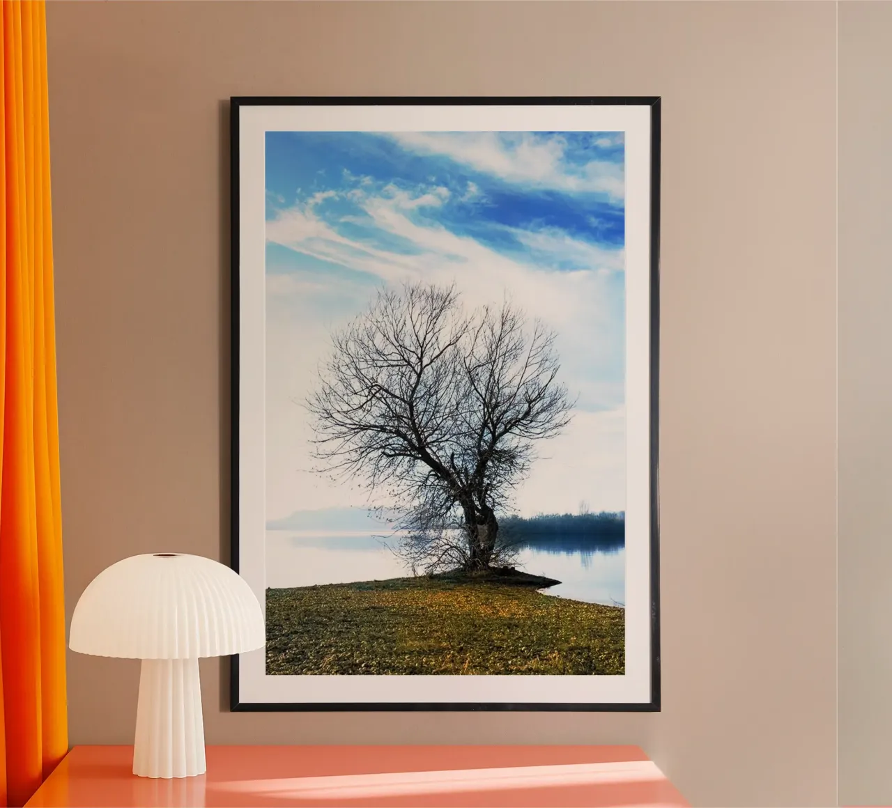 albero sul fiume carta hahnemühle da rapunsell