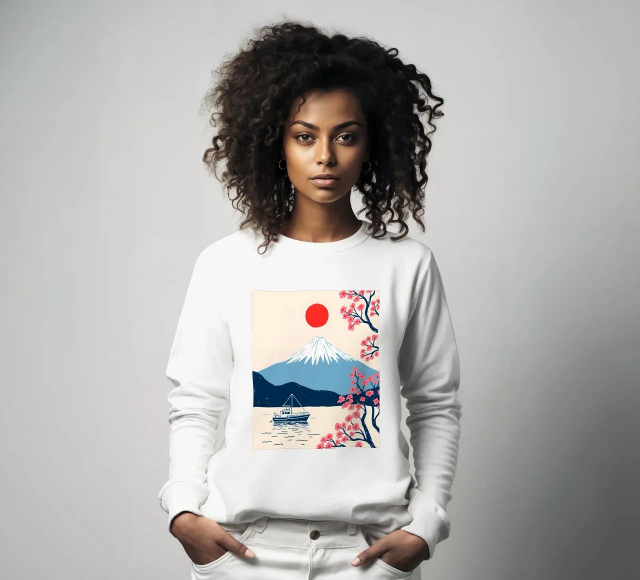 Quando sei in Giappone, dipingi Fujisan felpa da 83oranges