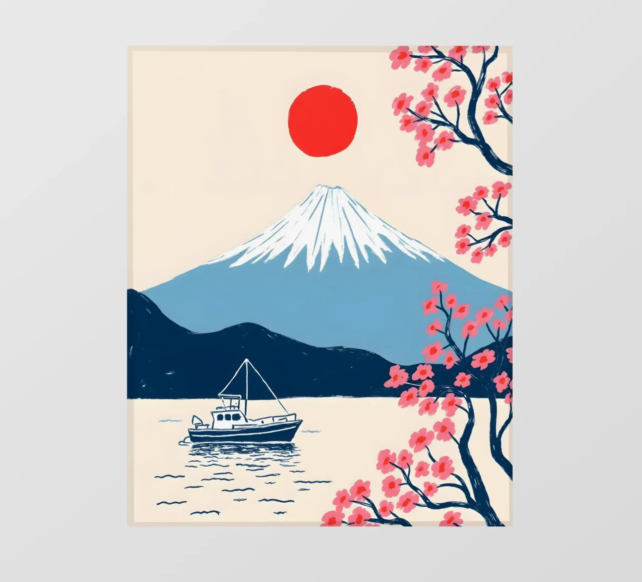 Quando sei in Giappone, dipingi Fujisan telo in pvc da 83oranges