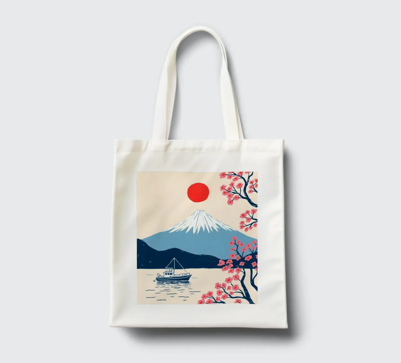 Quando sei in Giappone, dipingi Fujisan borsa in juta da 83oranges