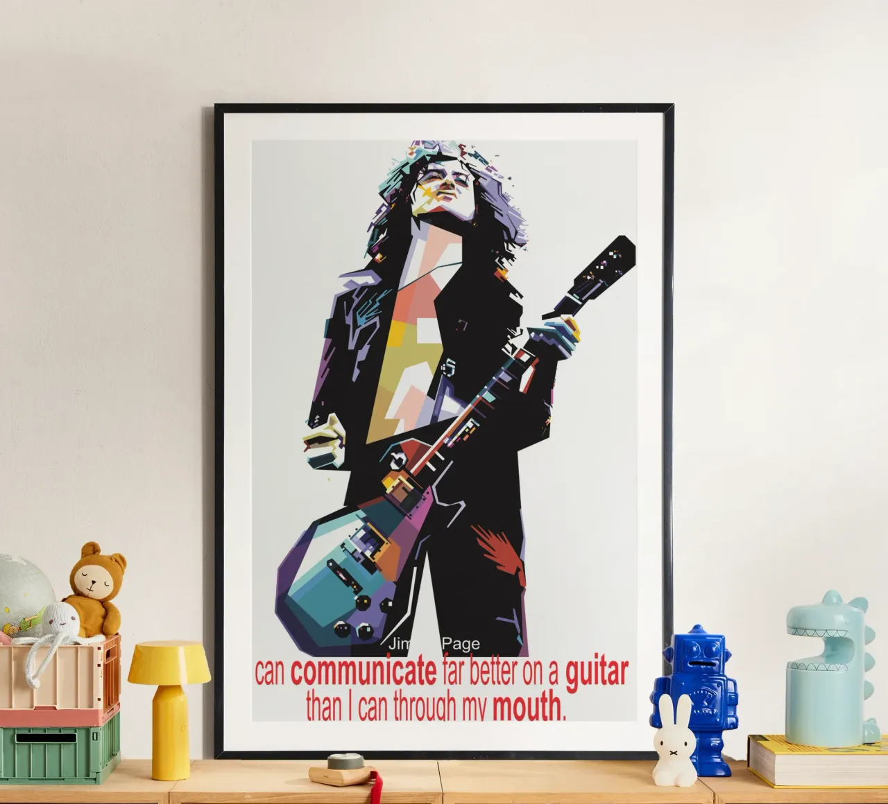 Jimmy Page Citazioni poster da Alkahfsmart