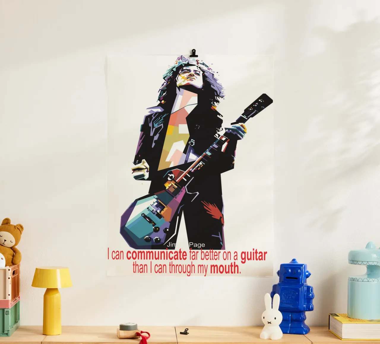 Jimmy Page Citazioni poster da Alkahfsmart