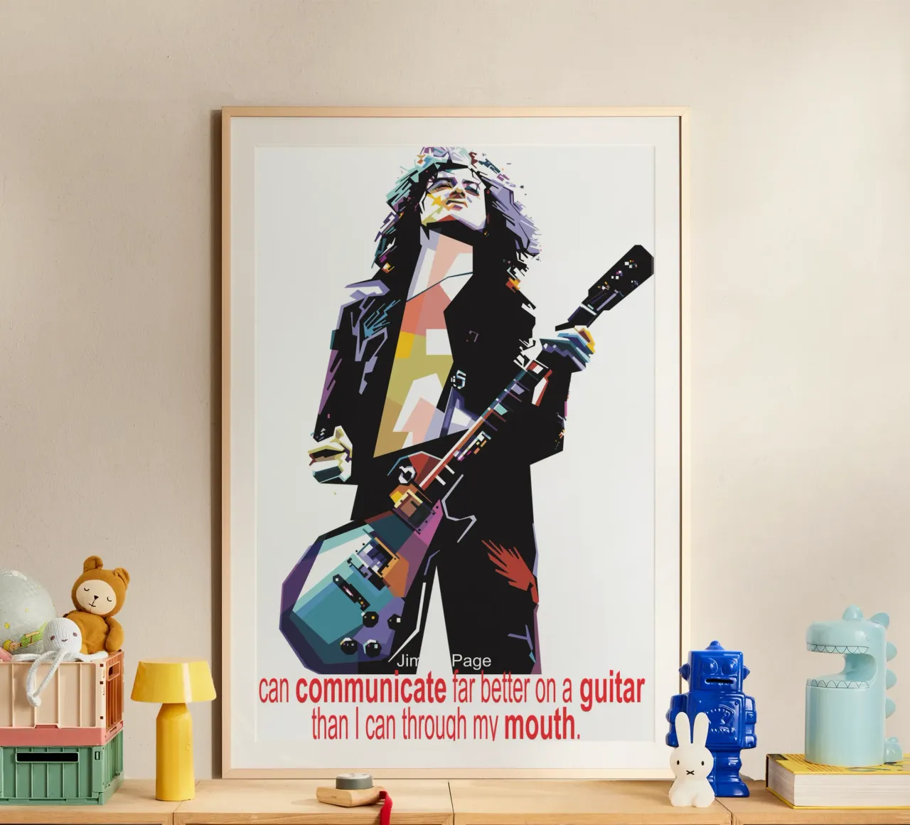 Jimmy Page Citazioni poster da Alkahfsmart