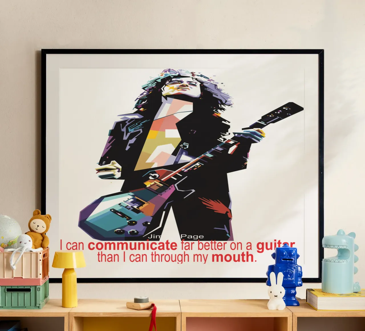 Jimmy Page Citazioni poster da Alkahfsmart
