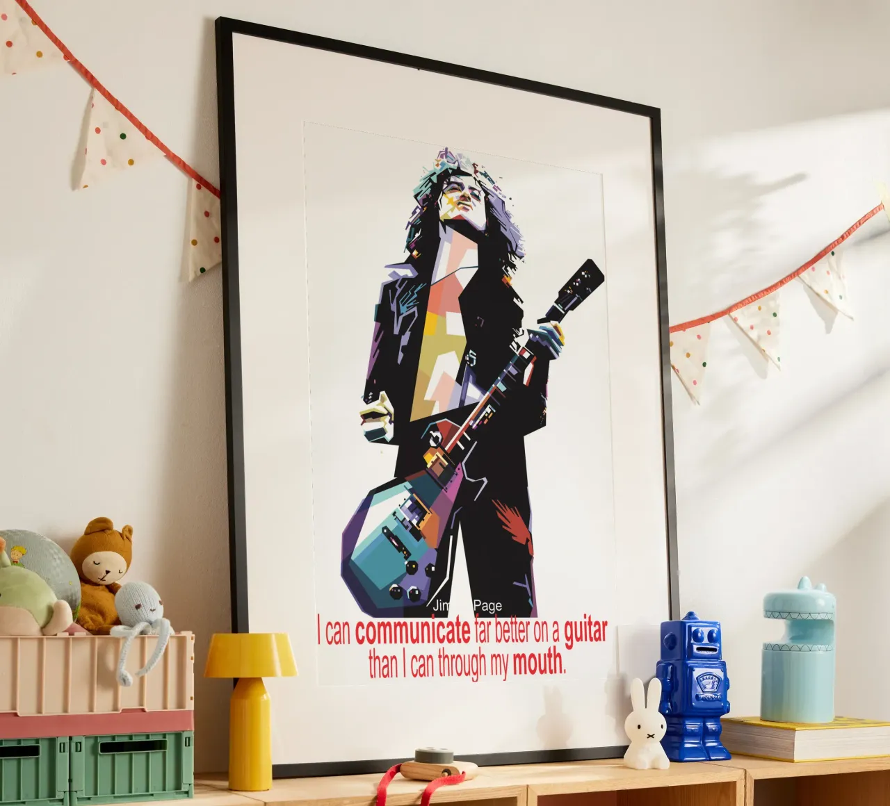 Jimmy Page Citazioni poster da Alkahfsmart