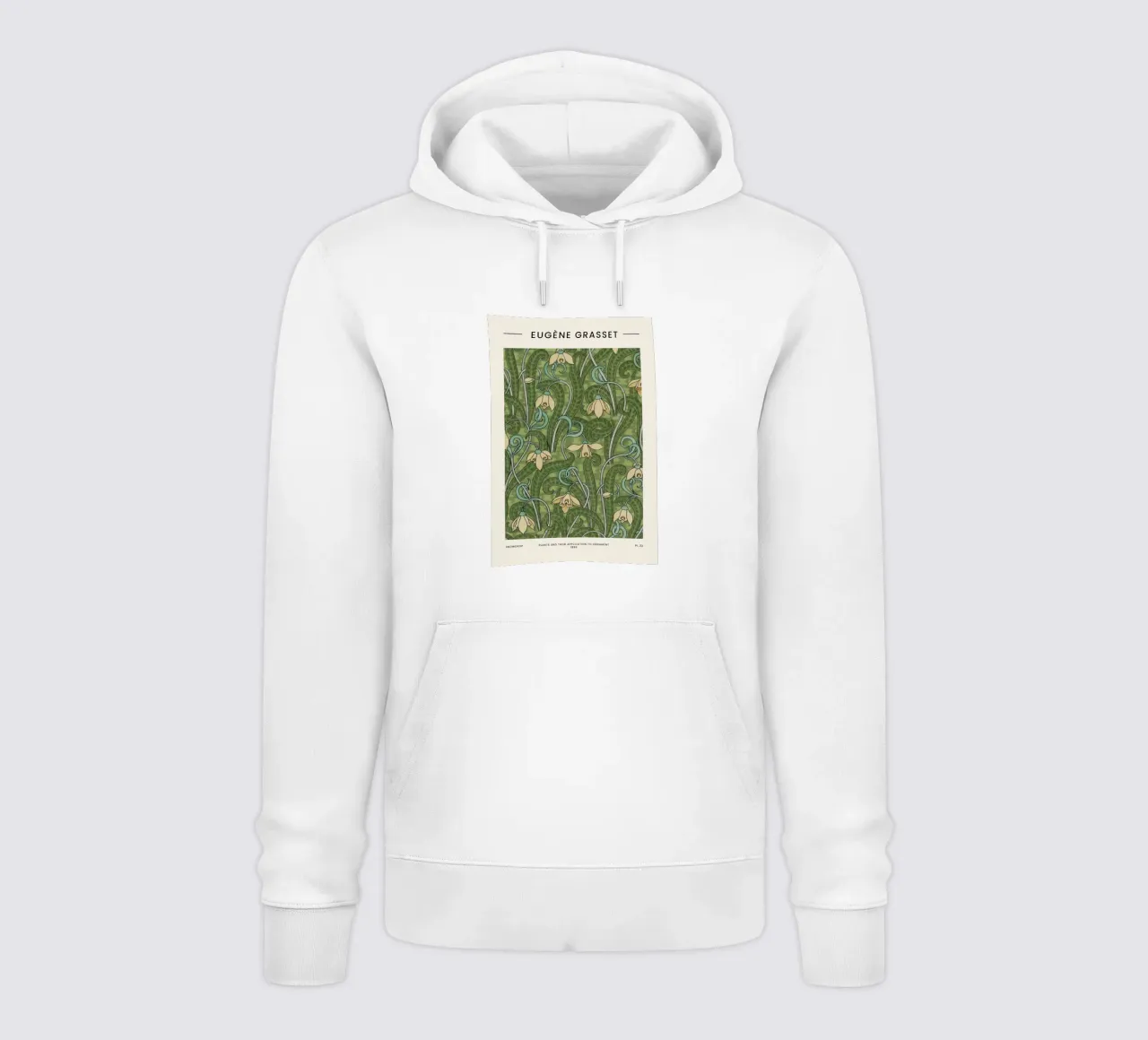 Grasset - Snowdrop II felpa con cappuccio da Vintage by JUNIQE