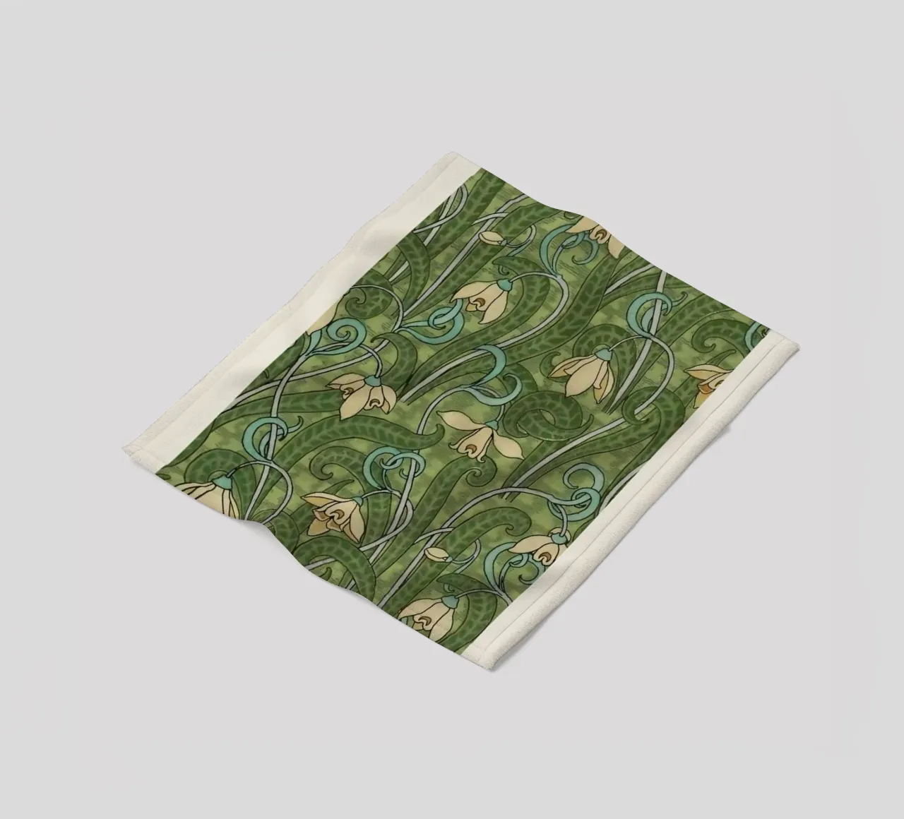 Grasset - Snowdrop II coperta in pile da Vintage by JUNIQE