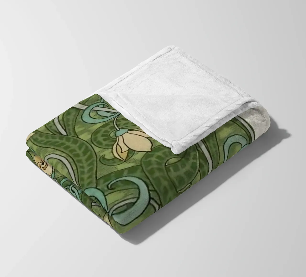 Grasset - Snowdrop II coperta in pile da Vintage by JUNIQE