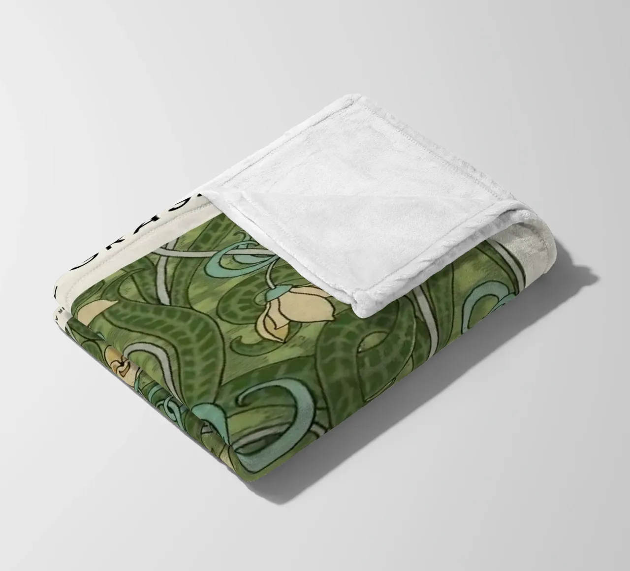 Grasset - Snowdrop II coperta in pile da Vintage by JUNIQE