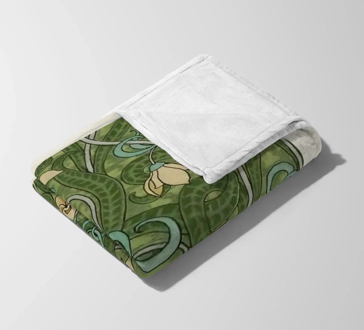 Grasset - Snowdrop II coperta in pile da Vintage by JUNIQE
