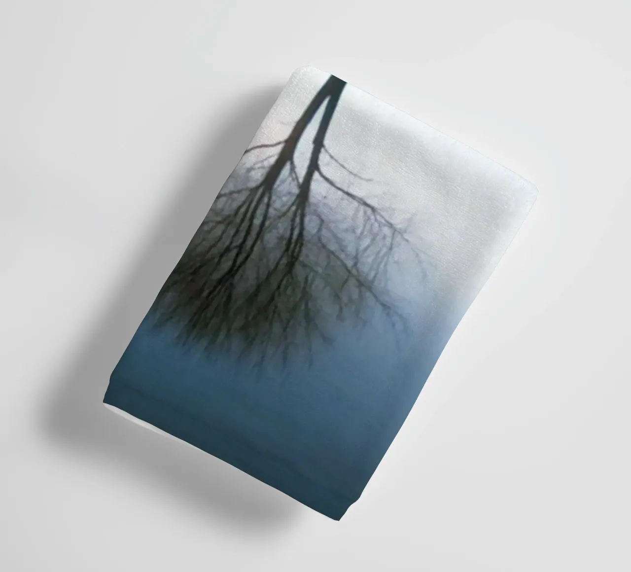 Two dry trees on a Lake towel by rapunsell