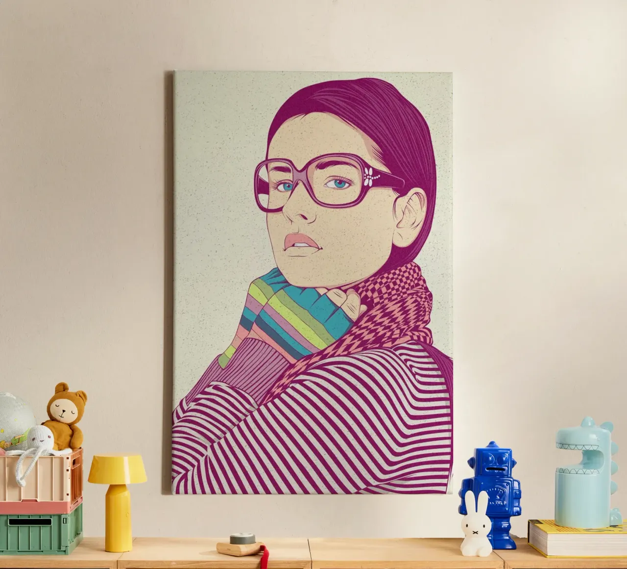 Just know Who I am canvas met Baklijst van Cranio Dsgn