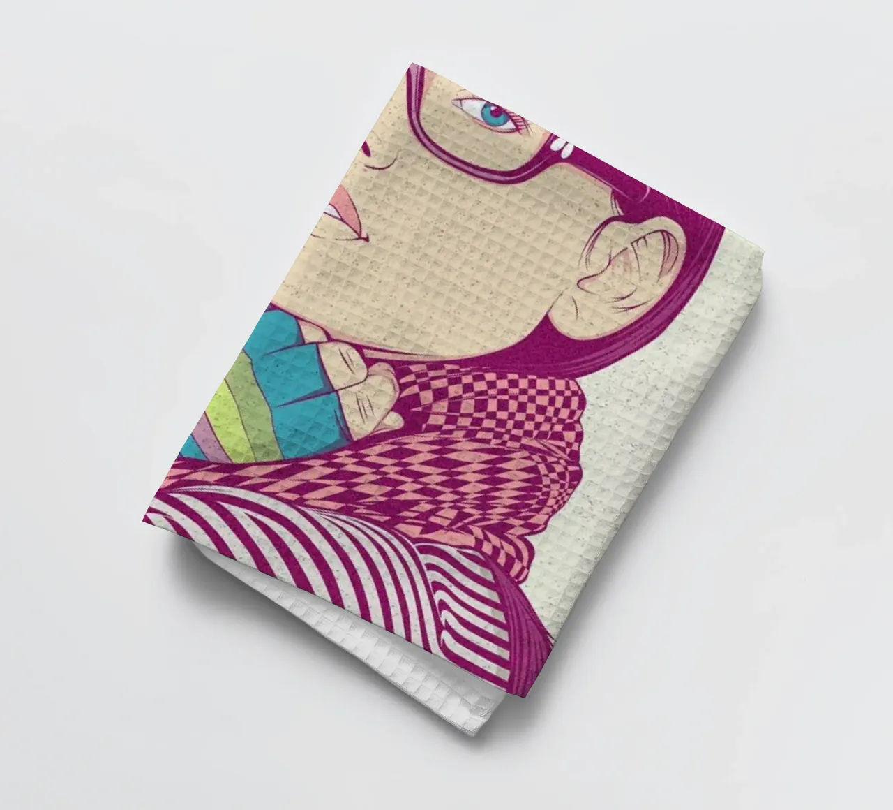 Just know Who I am tea towel by Cranio Dsgn