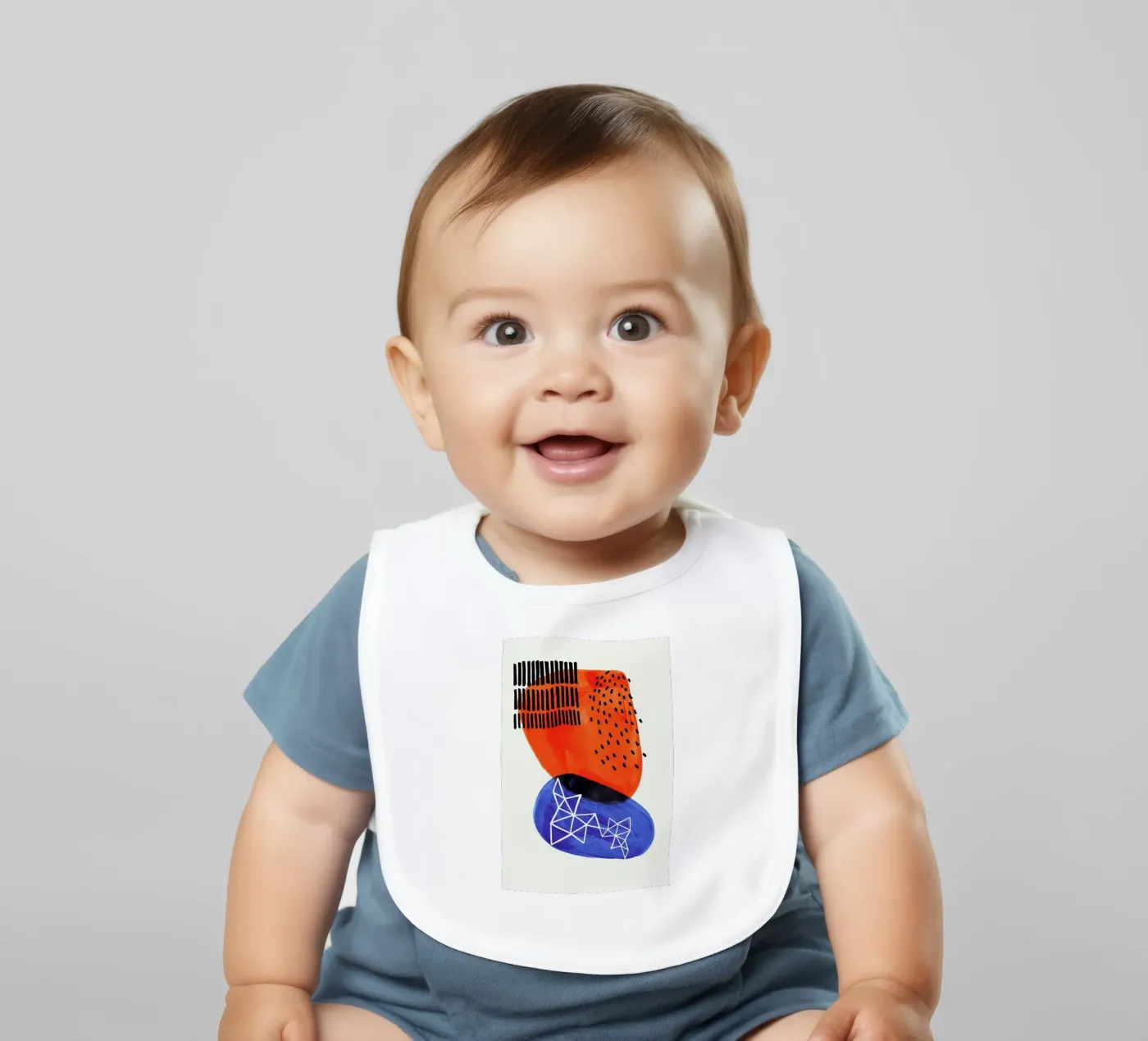 Orange Sunset Babylätzchen von EnShape