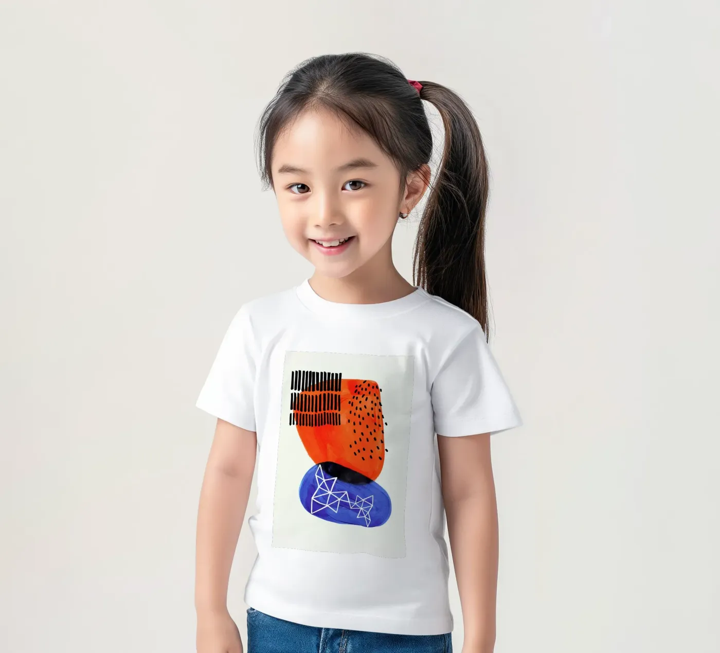 Orange Sunset kinder t-shirt van EnShape