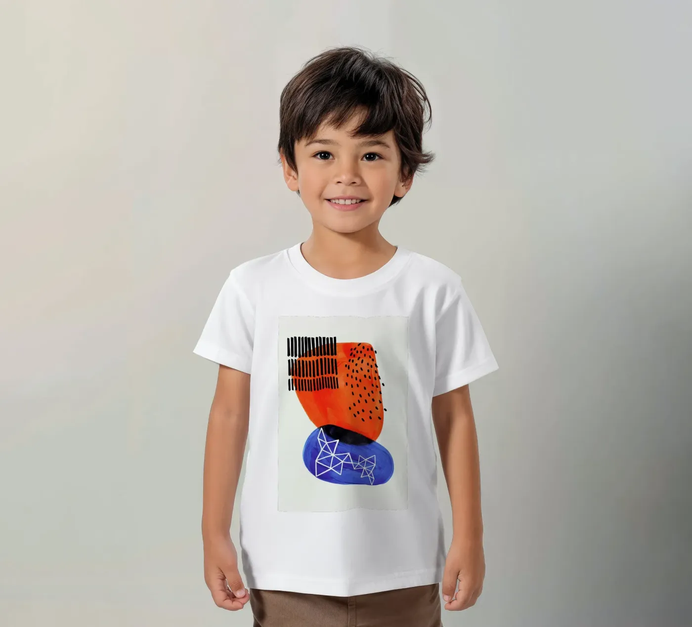 Orange Sunset kinder t-shirt van EnShape