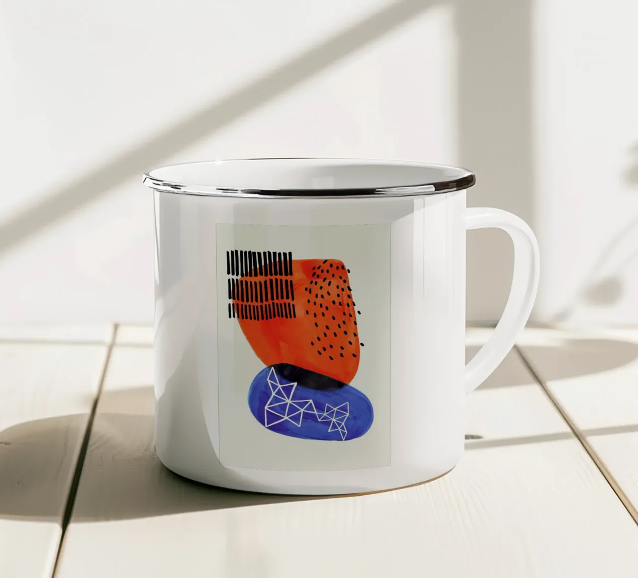 Orange Sunset tazza in smalto da EnShape