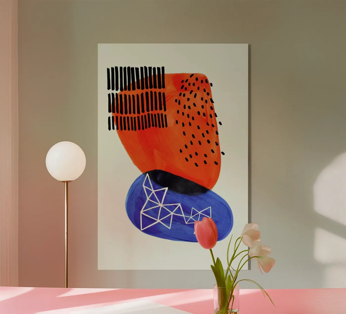 Orange Sunset Acryl-Glas von EnShape