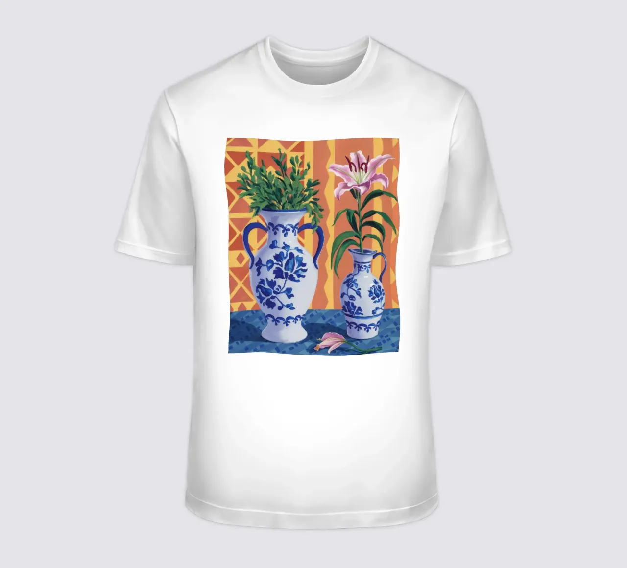 Gigli in vaso gemelli t-shirt da Paez Harmony
