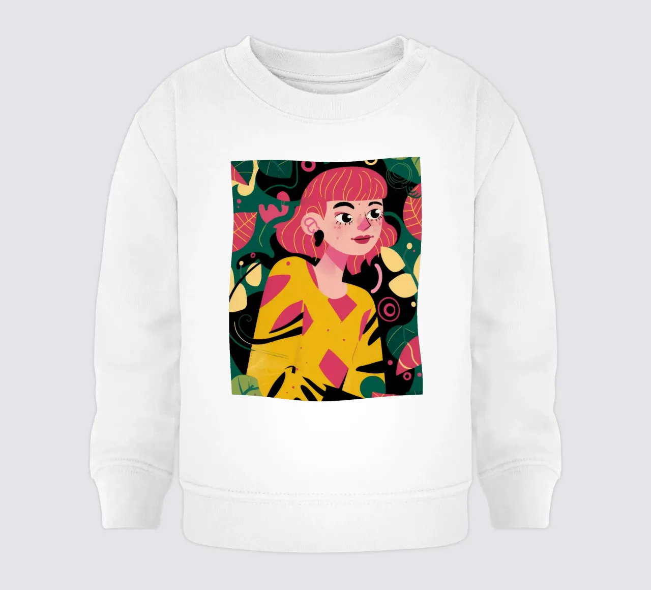 Capelli rosa pop felpa neonato da Paez Harmony