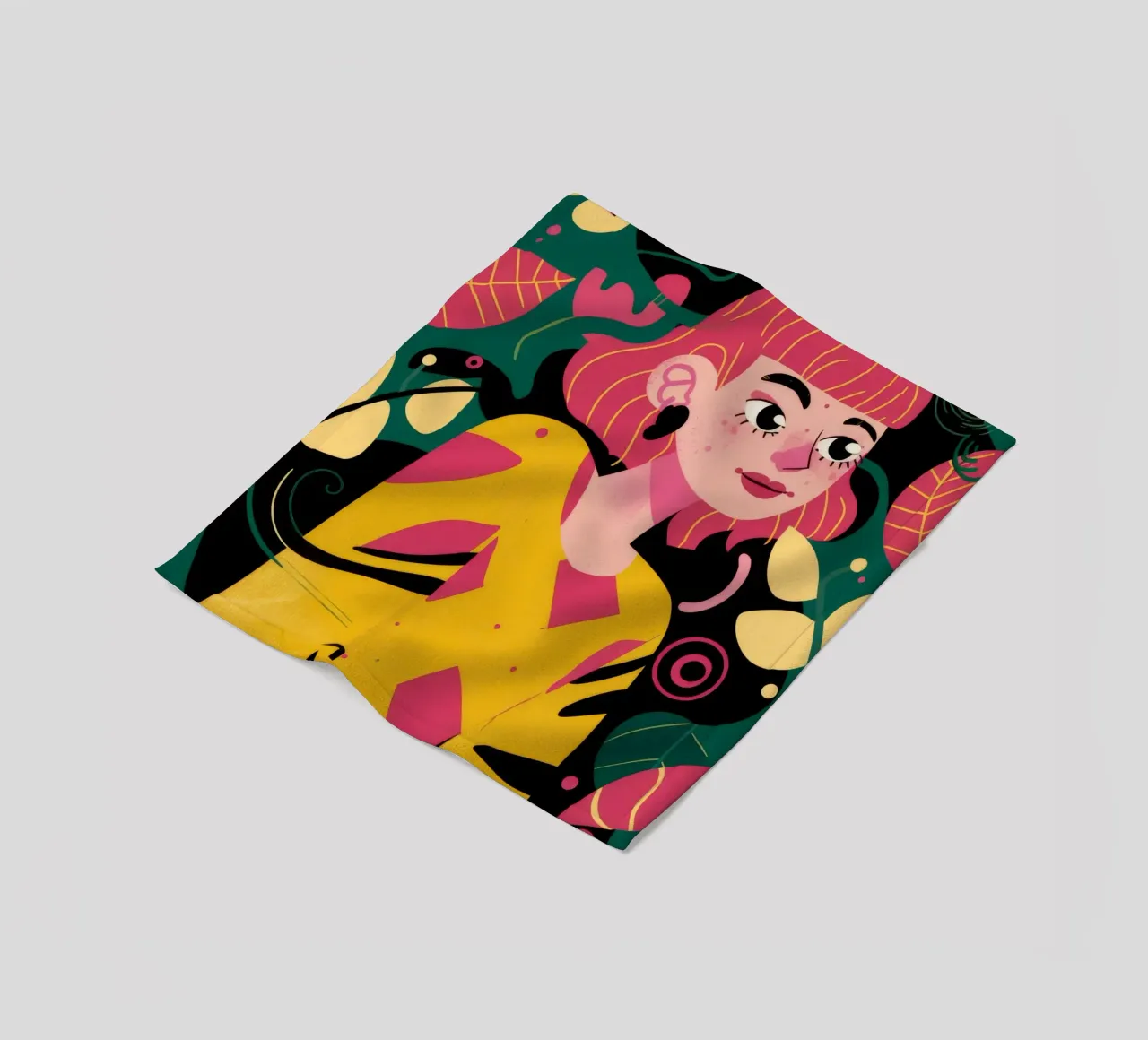 Capelli rosa pop coperta in pile da Paez Harmony