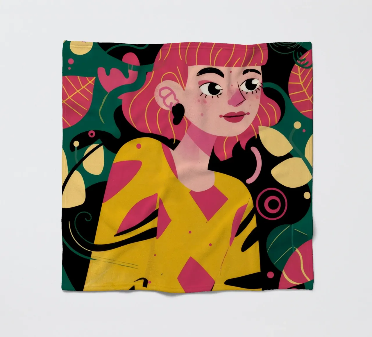 Capelli rosa pop coperta in pile da Paez Harmony