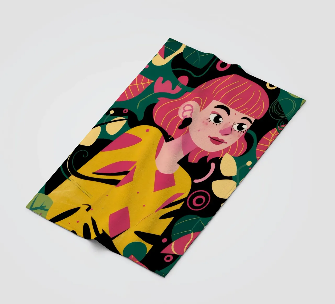 Capelli rosa pop coperta in pile da Paez Harmony