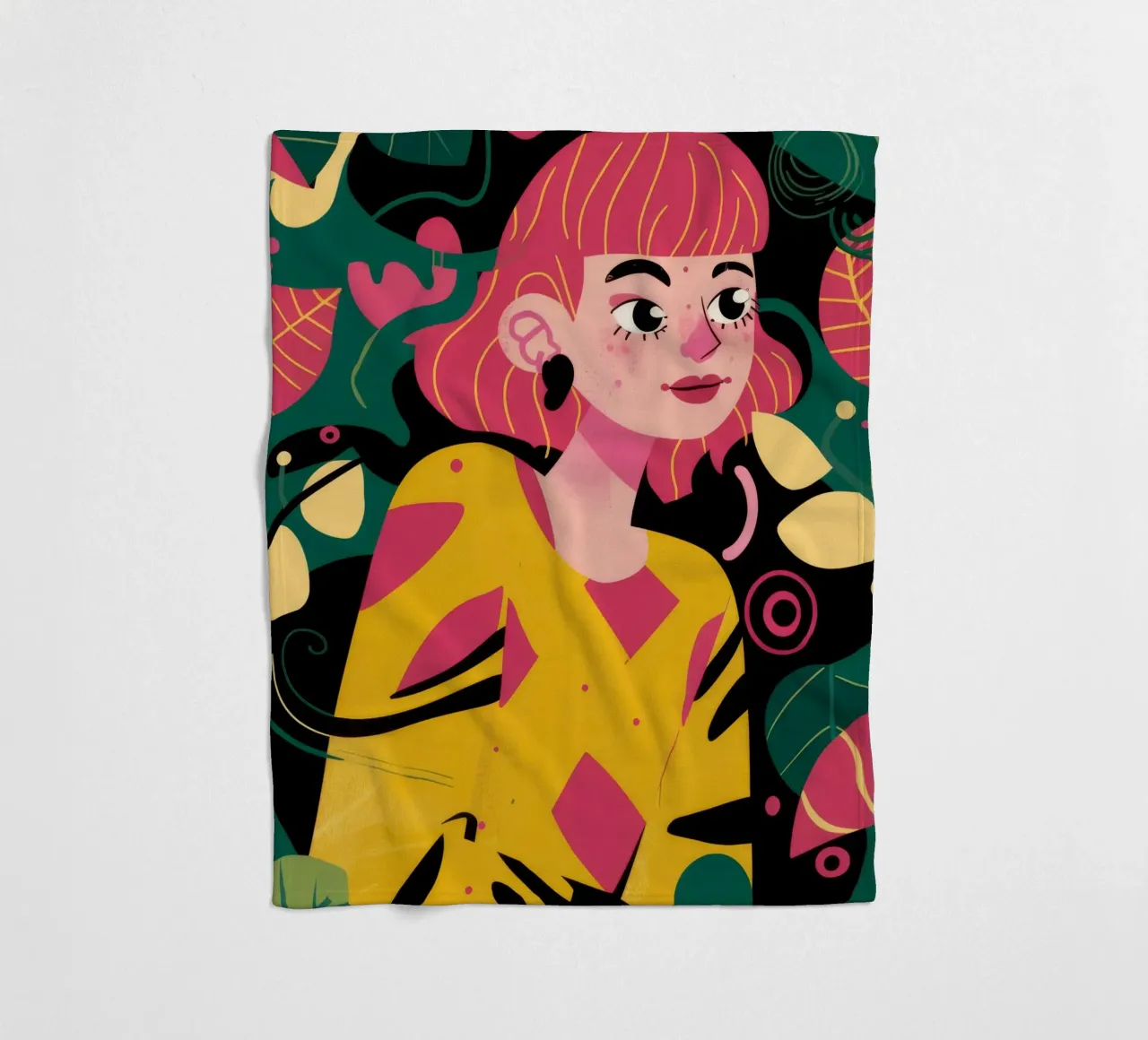 Capelli rosa pop coperta in pile da Paez Harmony