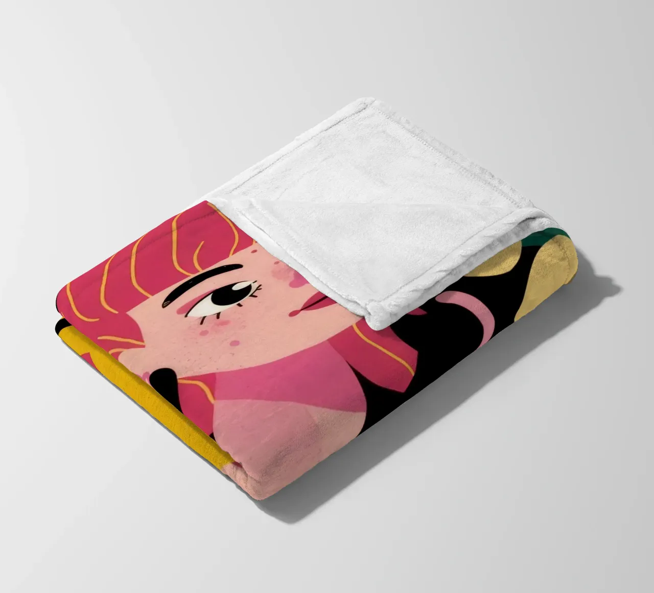Capelli rosa pop coperta in pile da Paez Harmony