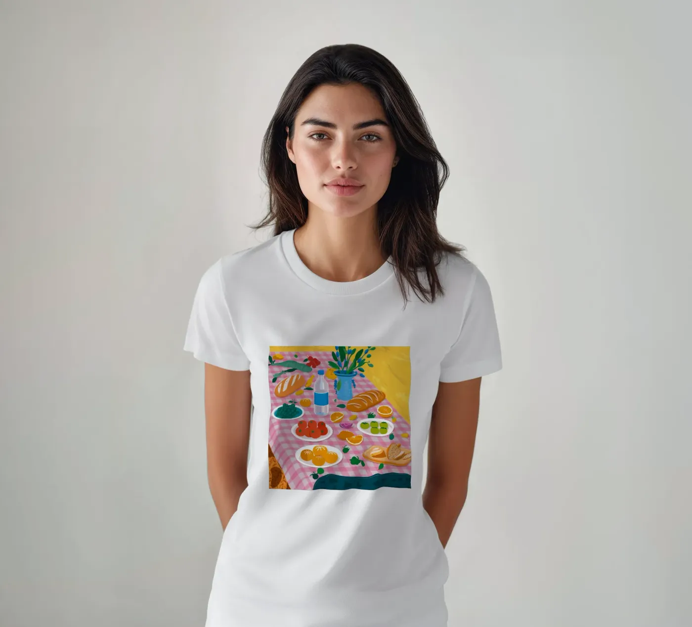 Bountiful Bread Table t-shirt by Paez Harmony