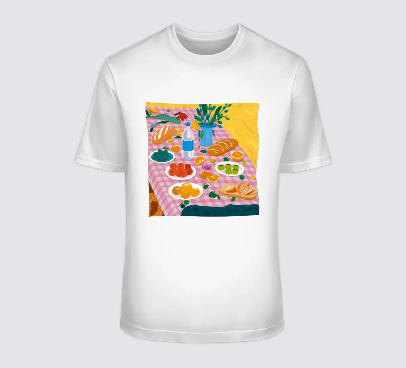 Bountiful Bread Table t-shirt by Paez Harmony