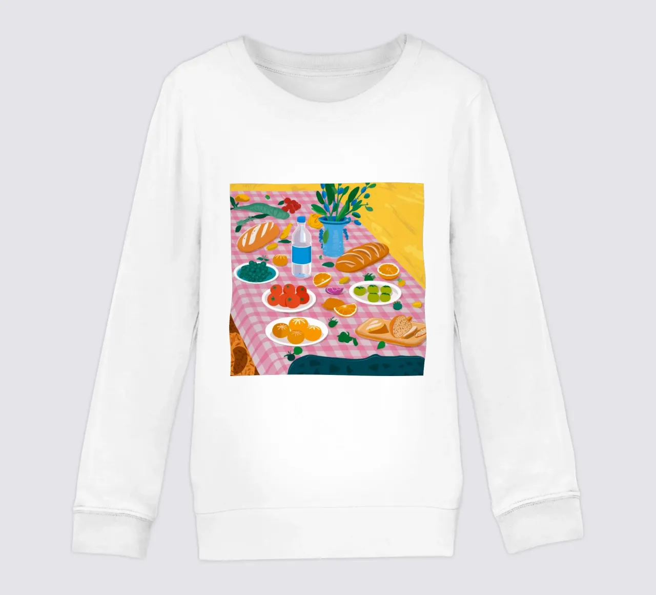 Bountiful Bread Table Kinder Sweatshirt von Paez Harmony
