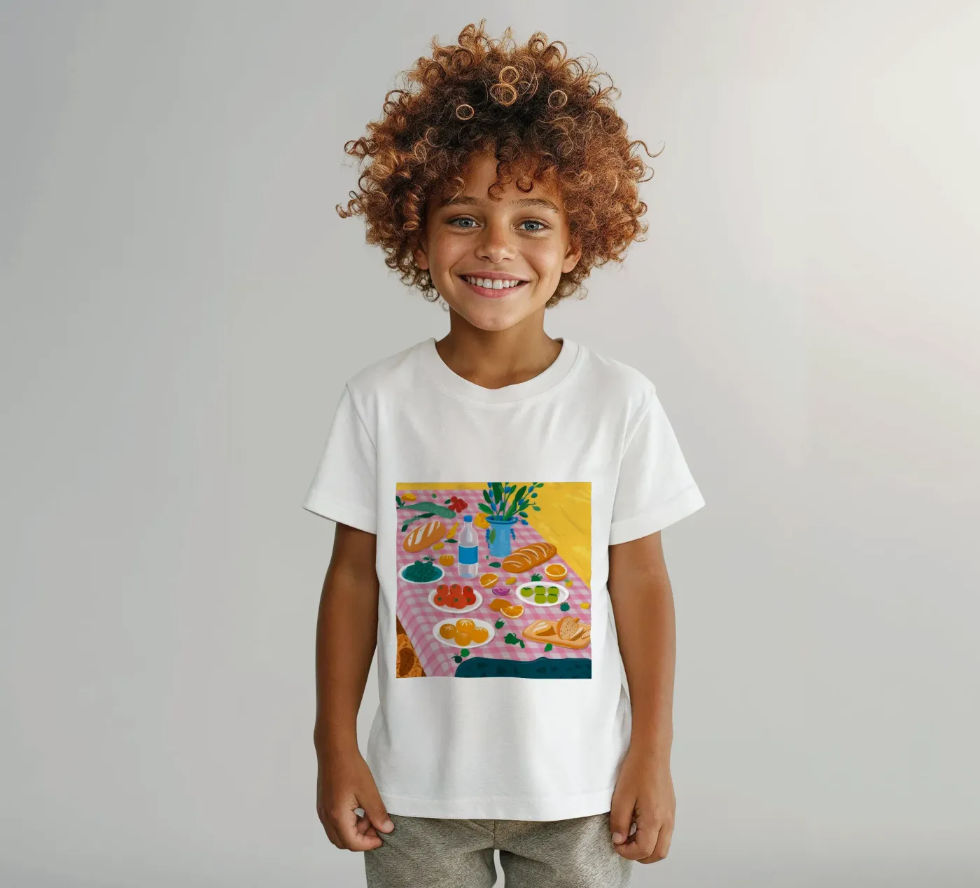Bountiful Bread Table Kinder T-Shirt von Paez Harmony