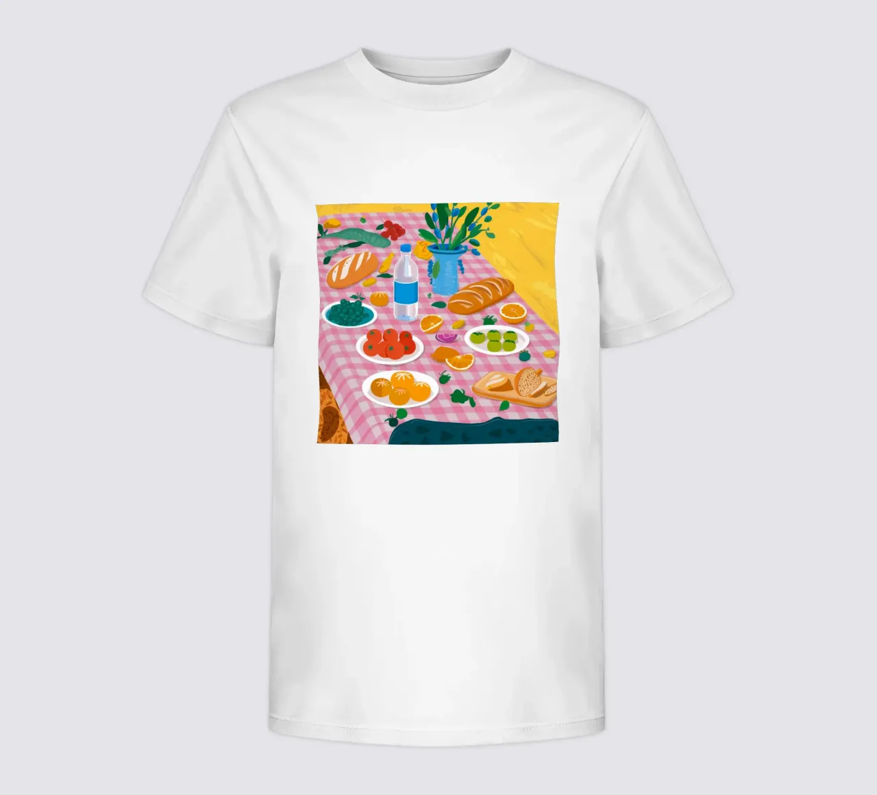Bountiful Bread Table kids t-shirt by Paez Harmony