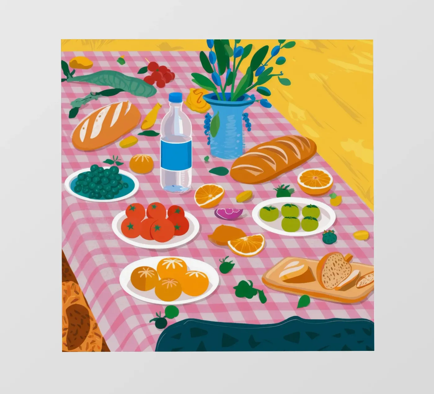 Bountiful Bread Table pvc cover by Paez Harmony