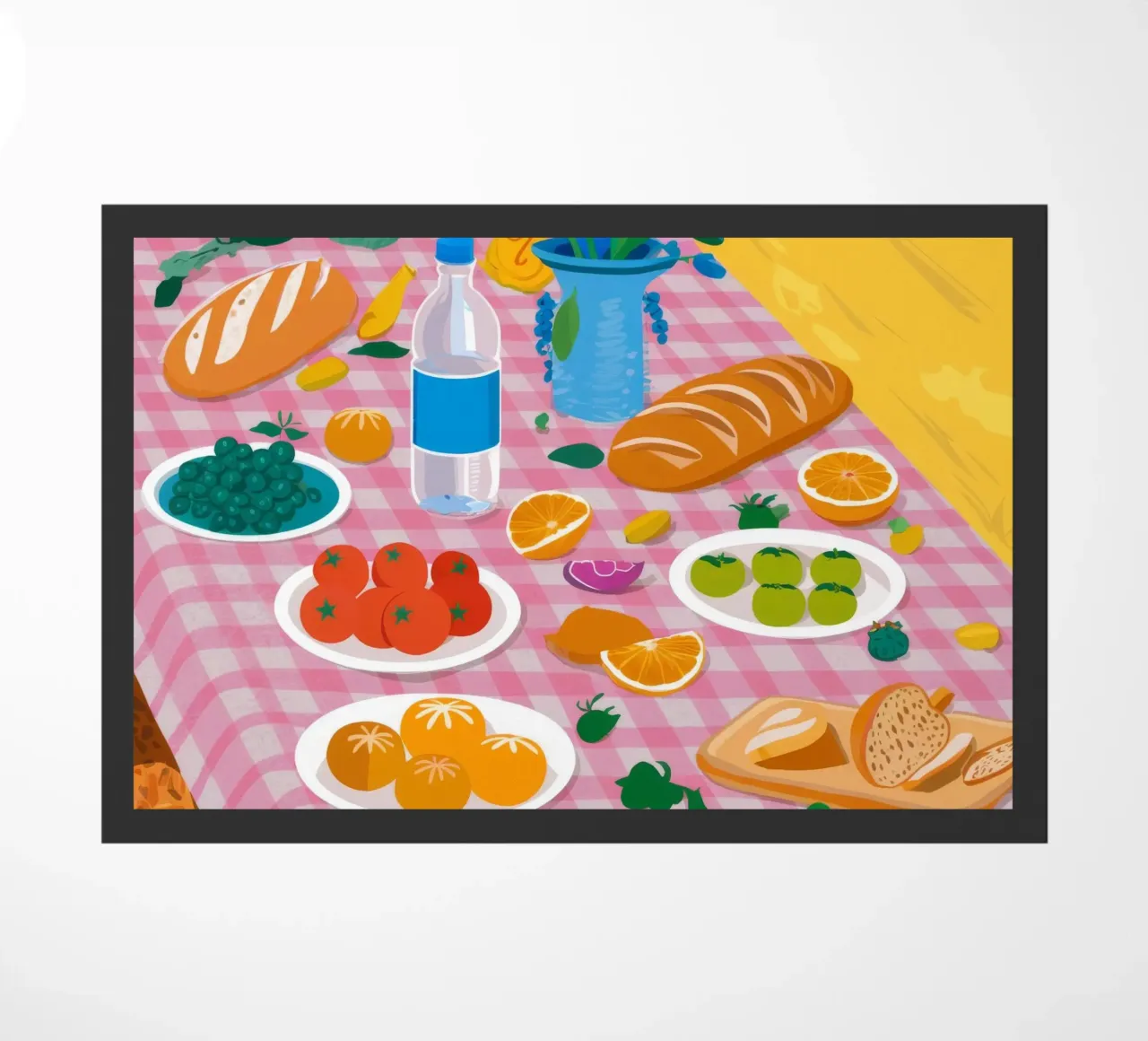 Bountiful Bread Table Fußmatte von Paez Harmony