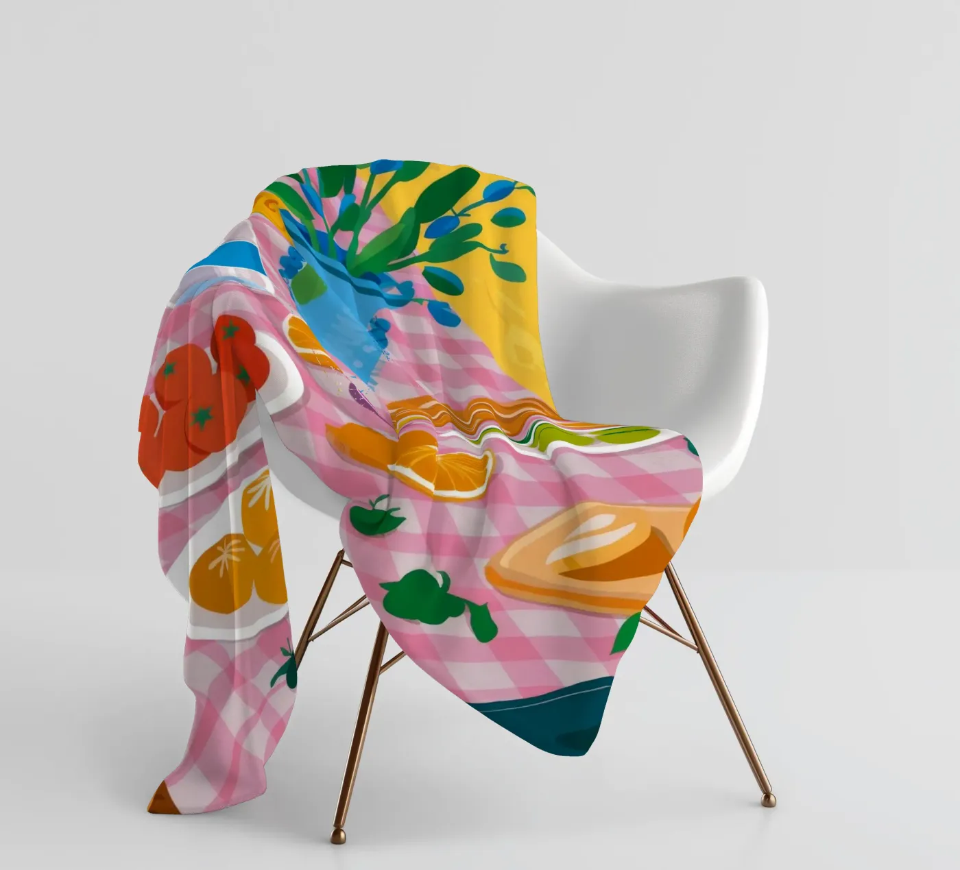 Bountiful Bread Table Fleecedecke von Paez Harmony