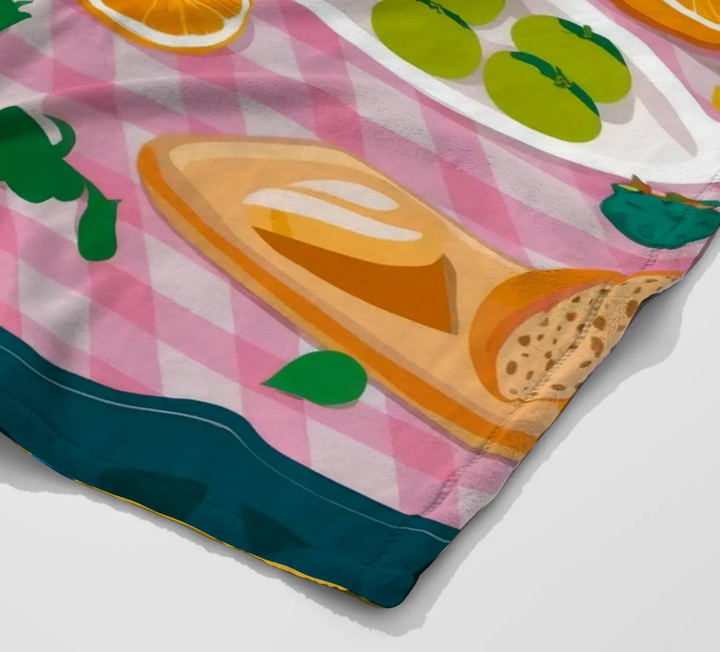 Bountiful Bread Table Fleecedecke von Paez Harmony