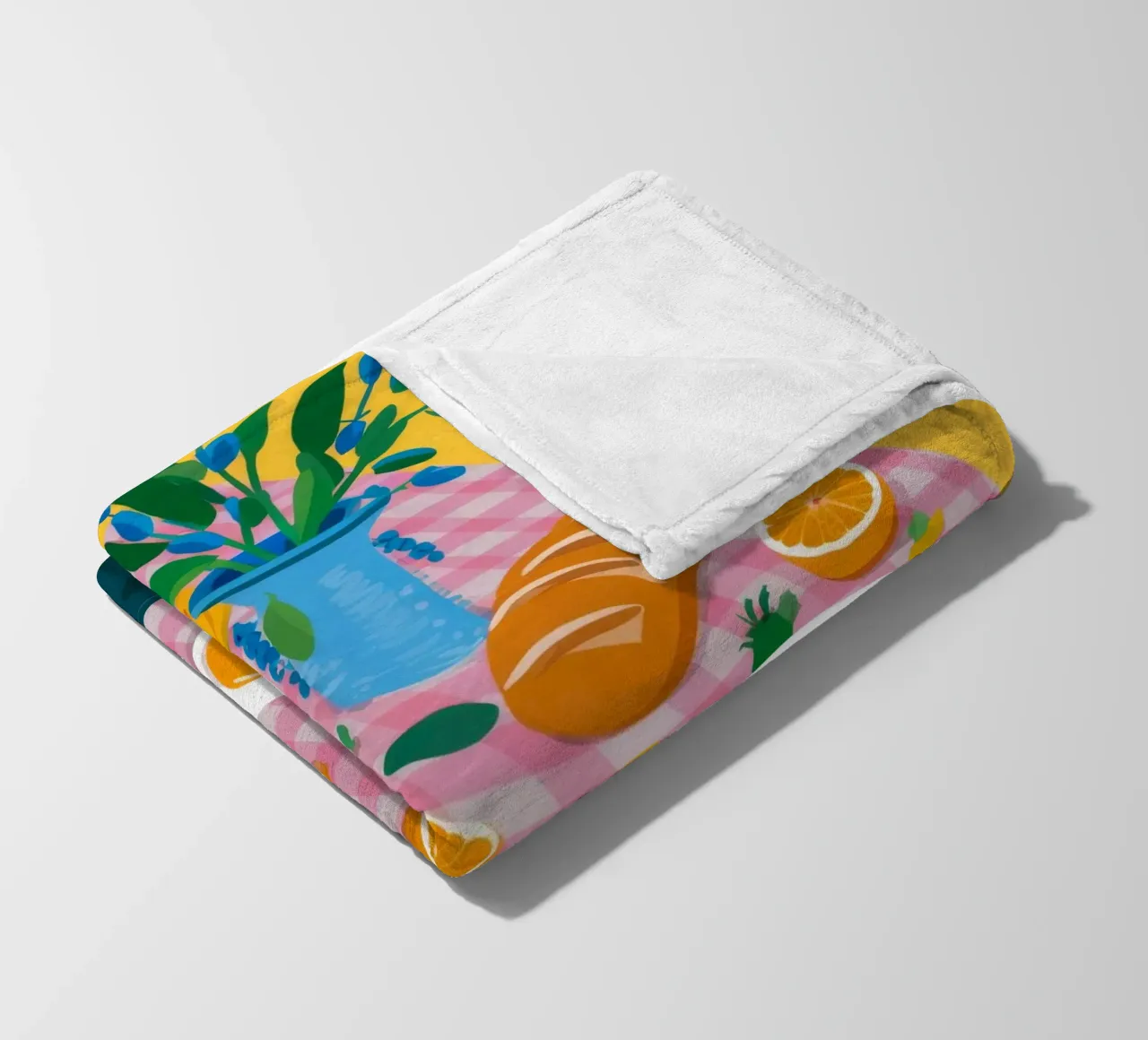 Bountiful Bread Table Fleecedecke von Paez Harmony