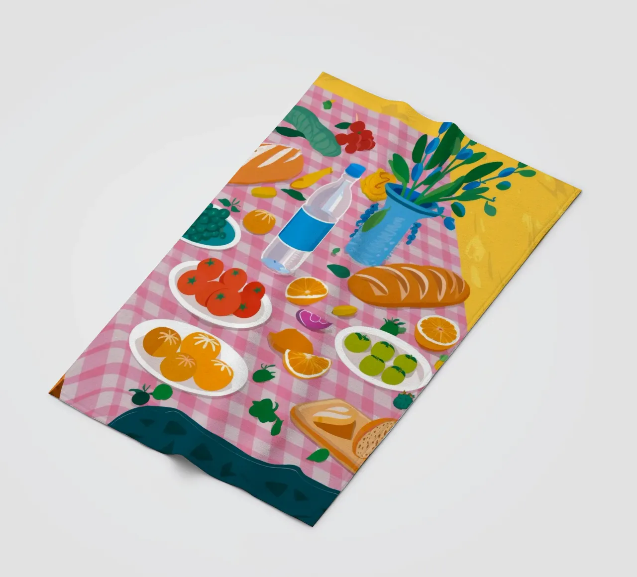 Bountiful Bread Table Fleecedecke von Paez Harmony