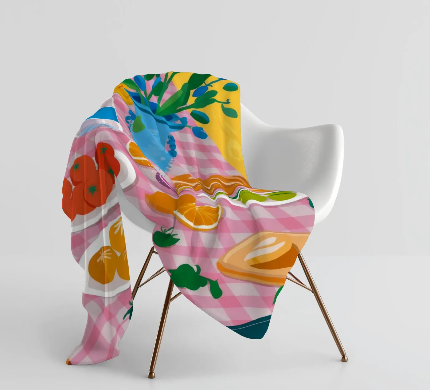 Bountiful Bread Table Fleecedecke von Paez Harmony