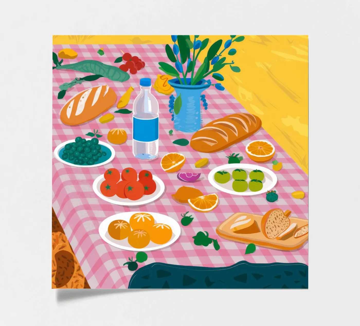 Bountiful Bread Table Stickerbogen von Paez Harmony