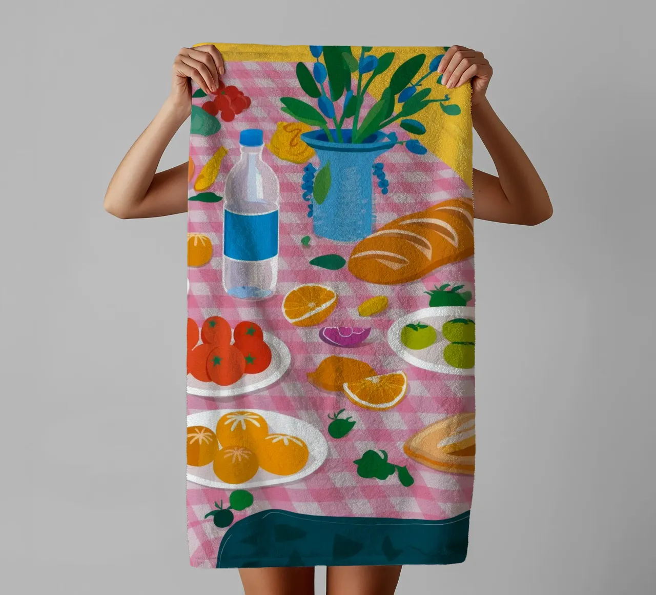 Bountiful Bread Table Handtuch von Paez Harmony