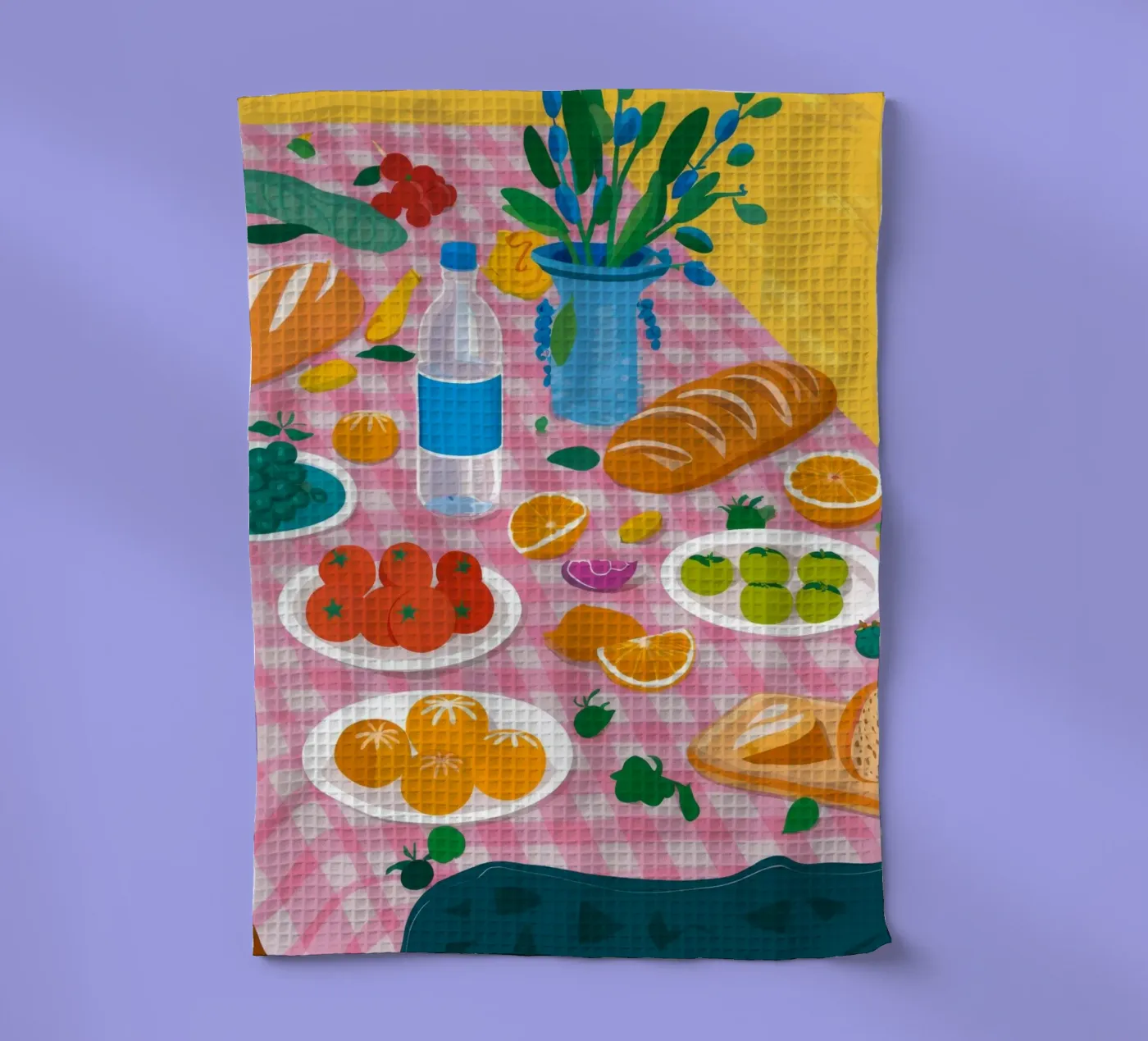 Bountiful Bread Table Geschirrtuch von Paez Harmony