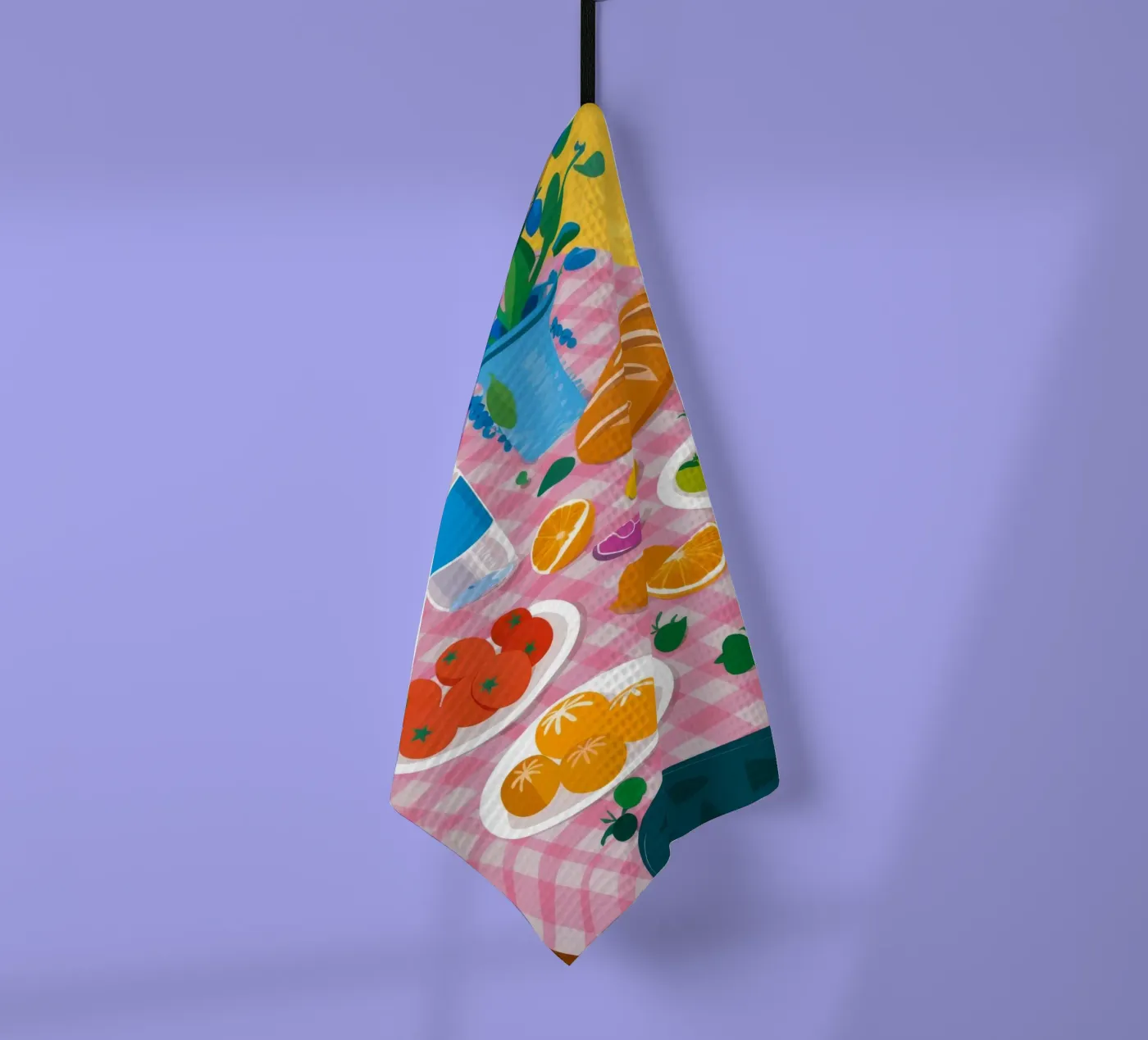 Bountiful Bread Table Geschirrtuch von Paez Harmony