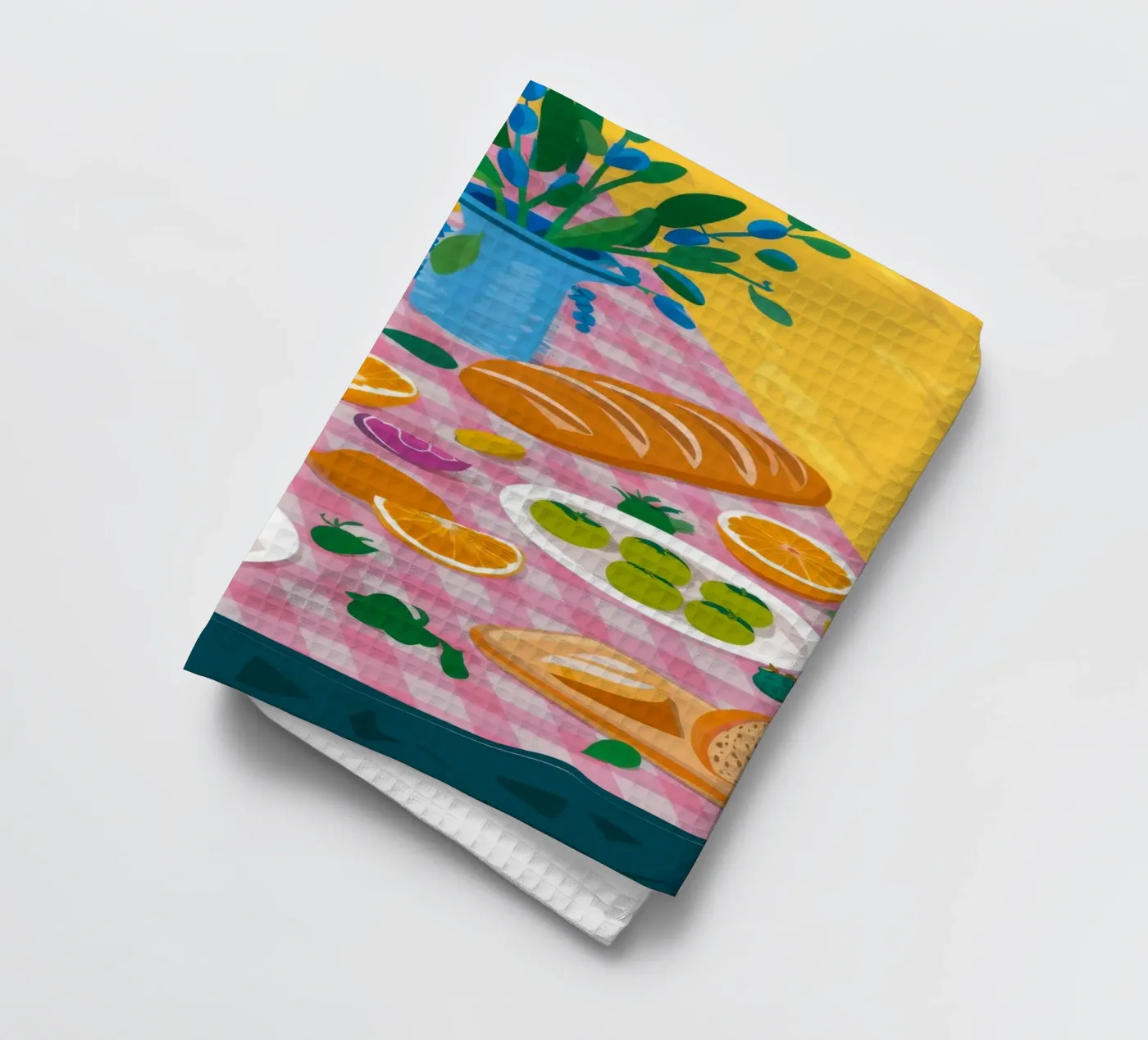 Bountiful Bread Table Geschirrtuch von Paez Harmony